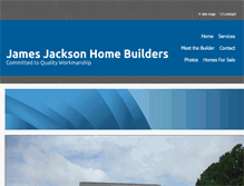 Tablet Screenshot of jamesjacksonhomebuilders.com